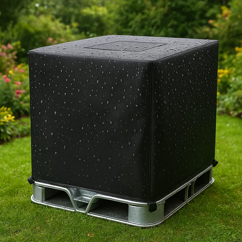 Husa pentru rezervor de apa cu capacitate 1000 l, Zola, din poliester, rezistenta la umiditate, praf si radiatii UV, 116 x 100 x 120 cm, negru Husa pentru rezervor de apa cu capacitate 1000 l, Zola, din poliester, rezistenta la umiditate, praf si radiatii UV, 116 x 100 x 120 cm, negru